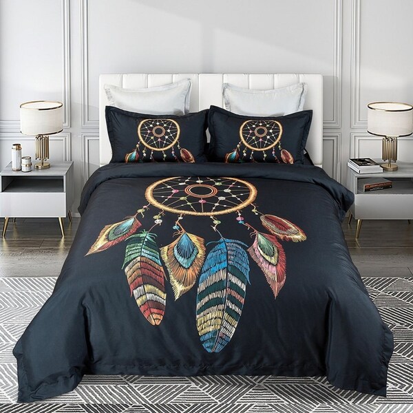 Dream Catcher Quilt/Doona/Duvet Cover Set - Queen Size