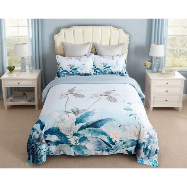 Tropical Quilt/Doona/Duvet Cover Set - Queen Size
