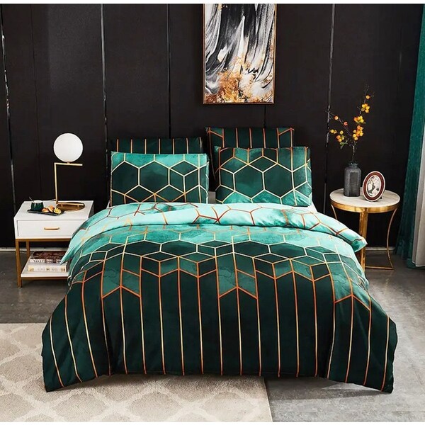 Giverny Quilt/Doona/Duvet Cover Set - Super King Size