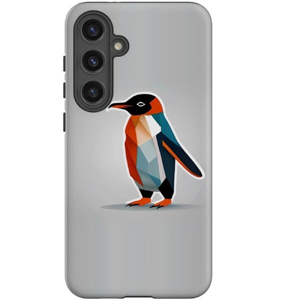 For Samsung Galaxy S24+ Plus Tough Protective Cover, Lone Penguin