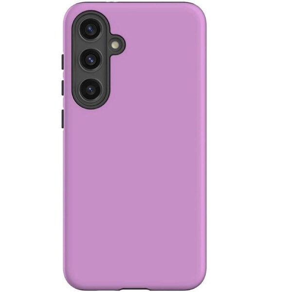 For Samsung Galaxy S24+ Plus Tough Protective Cover, Plum Purple
