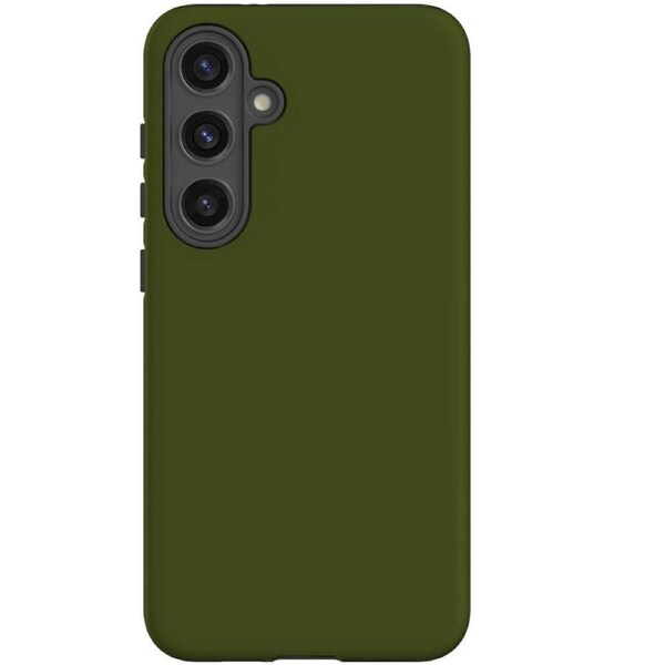 For Samsung Galaxy S24+ Plus Tough Protective Cover, Army Green