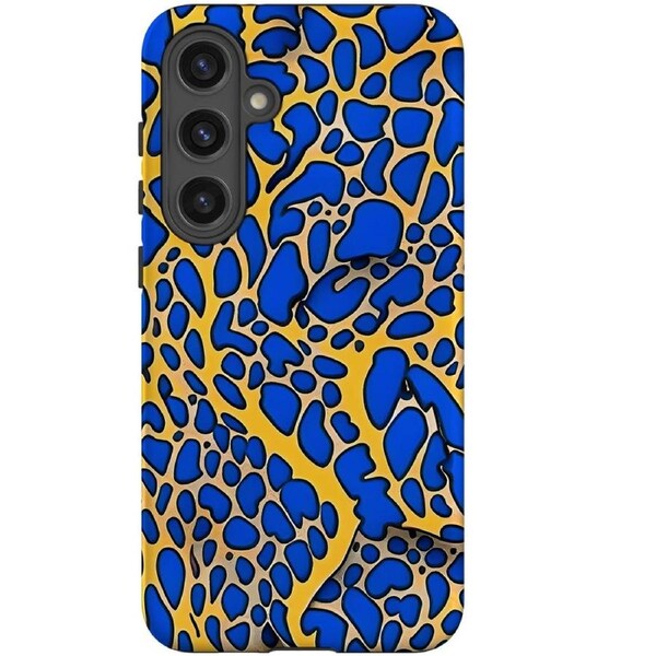 For Samsung Galaxy S24+ Plus Tough Protective Cover, Blue Frog
