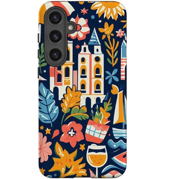 For Samsung Galaxy S24+ Plus Tough Protective Cover, Summer Fun