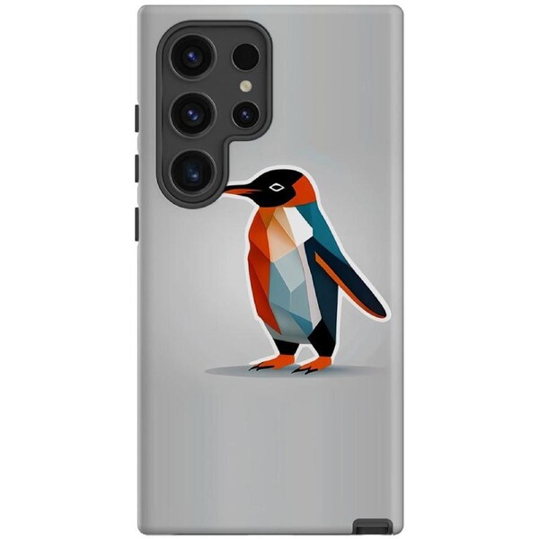 For Samsung Galaxy S24 Ultra Tough Protective Cover, Lone Penguin