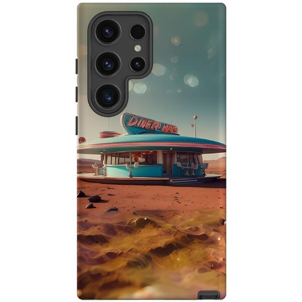 For Samsung Galaxy S24 Ultra Tough Protective Cover, Mars Diner