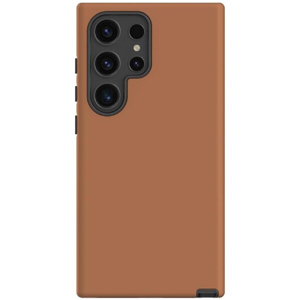 For Samsung Galaxy S24 Ultra Tough Protective Cover, Brown