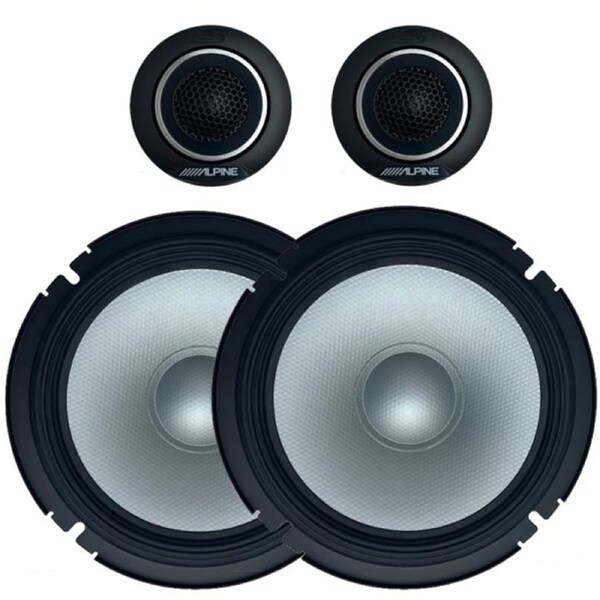 Alpine S2-S65C 6.5" 240W 2-Way Component Speakers