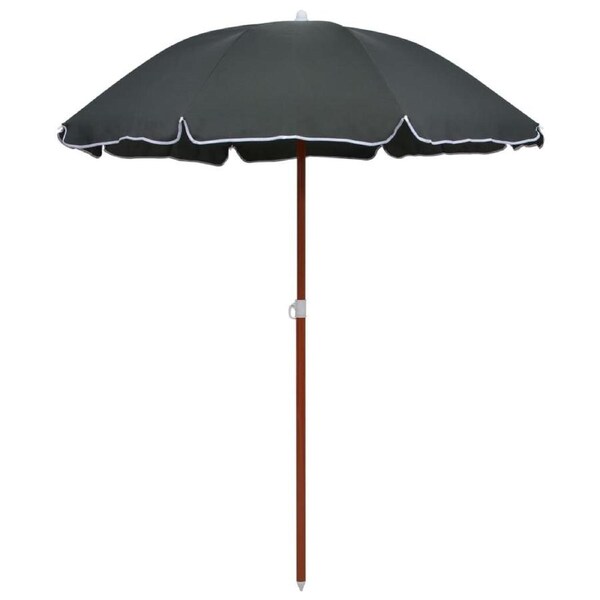 Garden Umbrella Anthracite Stylish Outdoor Parasol Shade UV Resistant Steel Pole