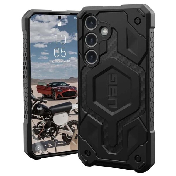 Urban Armor Gear Monarch Pro Magnetic Case (Suits Galaxy S24) - Carbon Fiber