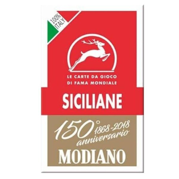 Modiano Siciliane 150th Anniversary Italian Playing Cards