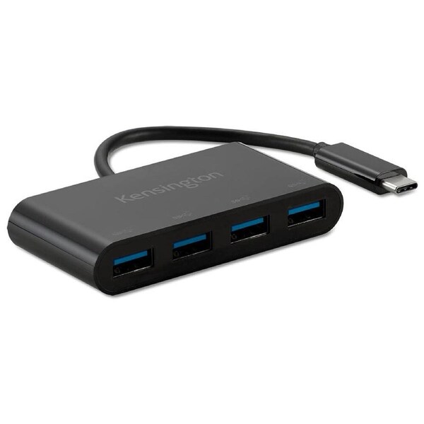 Kensington Ch1200 High-Power Usb-C 4 Port Adapter Connection Hub Accessory