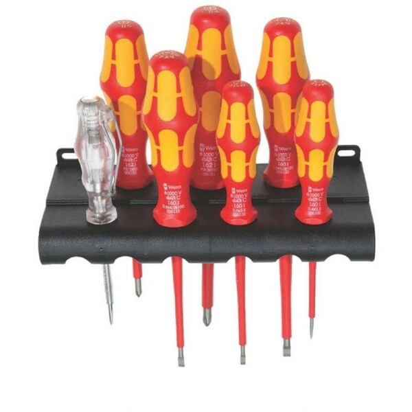 WERA KRAFTFORM LASERTIP 160I 1000V SCREWDRIVER SET