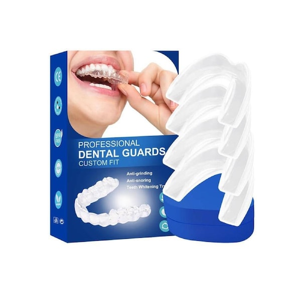 Reusable Night Mouth Guard for clenching Teeth, Custom Fit, No More Grind, Night Time Protection for Teeth, BPA Free