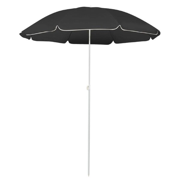 Garden Umbrella Anthracite Stylish Outdoor Parasol Shade UV Resistant Steel Pole