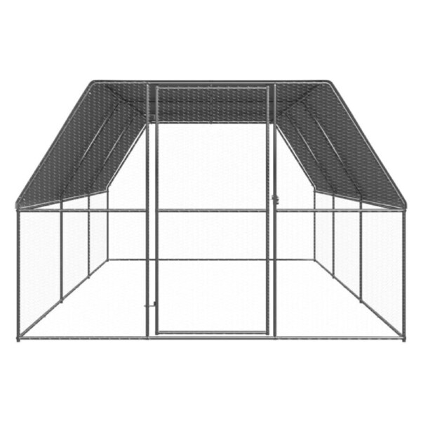 Large Outdoor Chicken Cage Coop Chook Hen Pet House Galvanised Steel Bird Aviary
