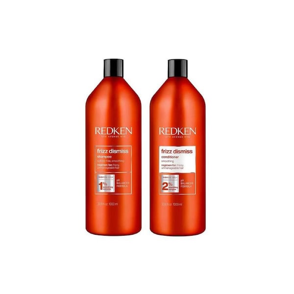 Redken Frizz Dismiss Shampoo & Conditioner 1000ml Duo Pack