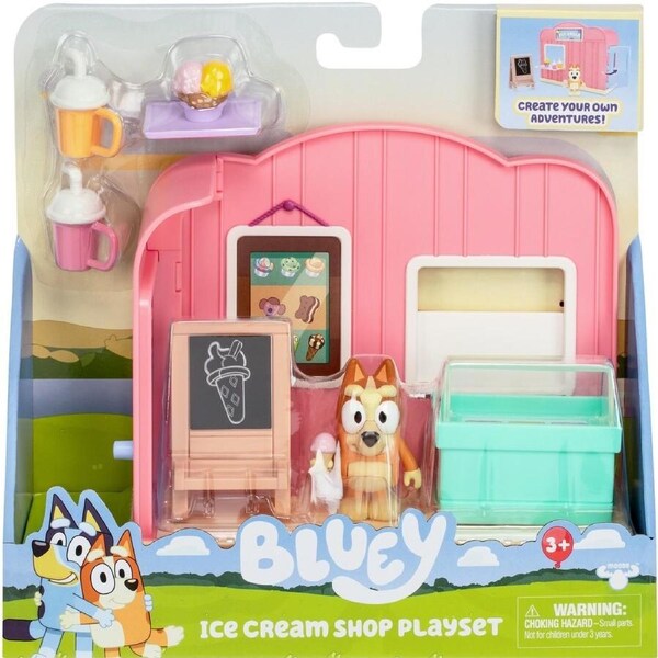 Bluey Ice Cream Shop Mini Playset