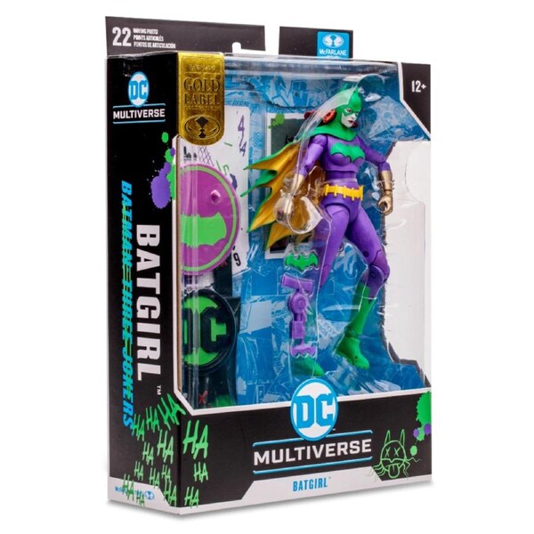 McFarlane Gold Label DC Multiverse Batman Three Jokers Jokerized Batgirl 7 inch Action Figure
