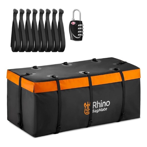 Rhino BagMate Heavy Duty Military-Grade Waterproof Hitch Cargo Carrier Bag 570L