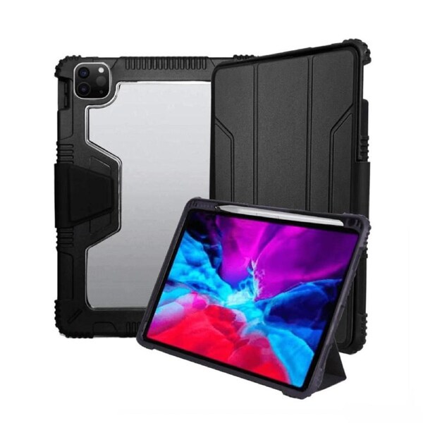 Compatible with iPad 10.2 (2019) / (2020) / (2021) / Pro 10.5 (2017) Protective Armor Smart Flip Case Cover