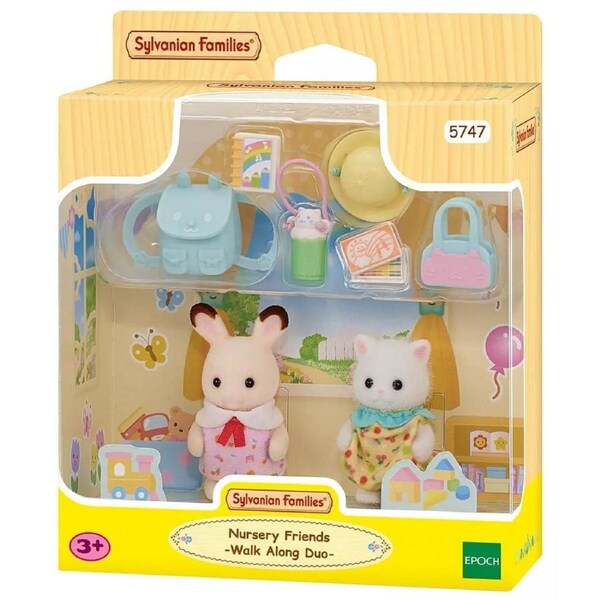 Sylvanian Families - Nursery Friends - Walk Along Duo