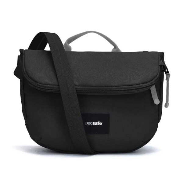 Pacsafe Go Anti-Theft Saddle Crossbody Bag - Jet Black