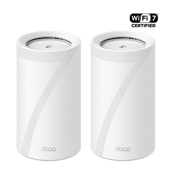 TP-Link Deco BE85(2-pack) BE22000 Tri-Band Whole Home Mesh Wi-Fi 7 System