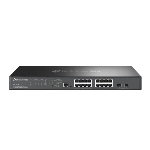 TP-Link SG3218XP-M2 Omada 16-Port 2.5G and 2-Port 10GE SFP+ L2+ Managed Switch