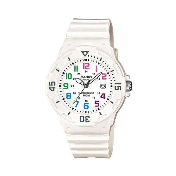 Casio Ladies White Analogue LRW200H-7B/LRW-200H-7BV