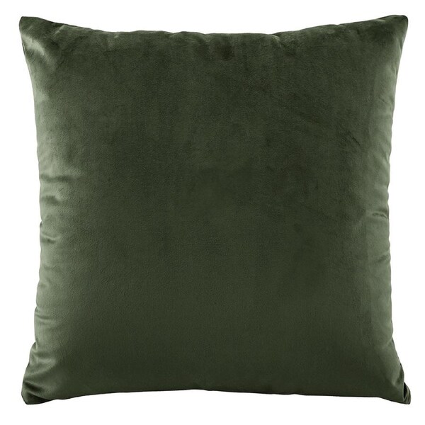 Bianca Vivid Coordinates 43x43cm Velvet Cushion Pillow Decor Square Forest Green