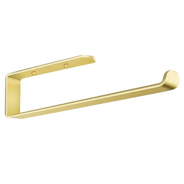Gold Kitchen Bathroom Paper Holder Towel Holder Self Adhesive or Screw Mount 31cm