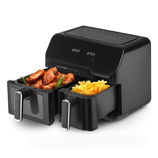 Kitchen Couture 10L Flex View Dual Draw Air Fryer