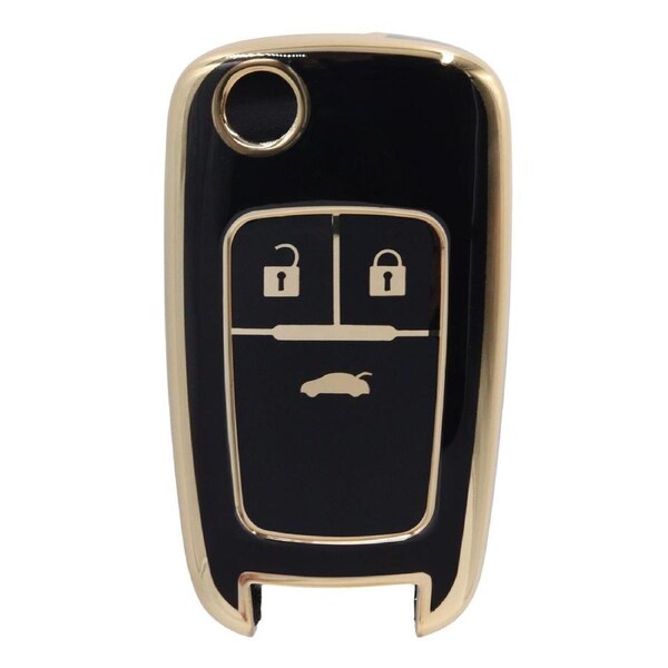 3 Button Black Car Key Cover To Suit Holden