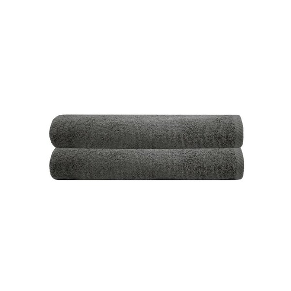 Chateau 2x Bath Sheets (Commercial Range) - CHARCOAL