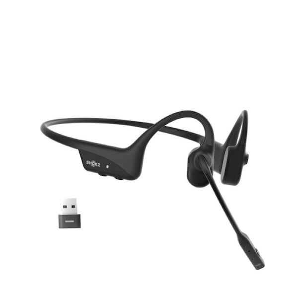 SHOKZ OpenComm 2 UC Stereo Bone Conduction Bluetooth Headset with Wireless