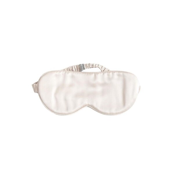 Renee Taylor Mulberry Silk Eye Mask Sleeping Shade/Cover Sleep Blindfold Sand
