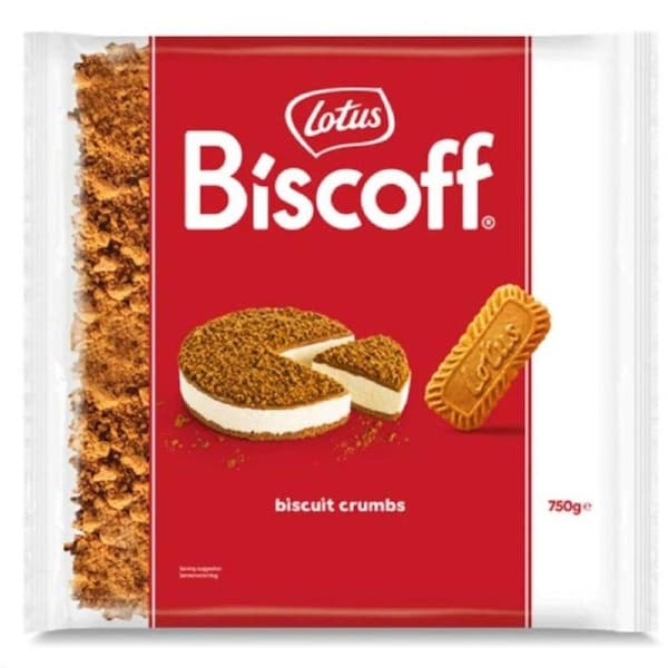 Lotus Biscoff Cookie Crumbs Crumble Caramel Biscuits 750g