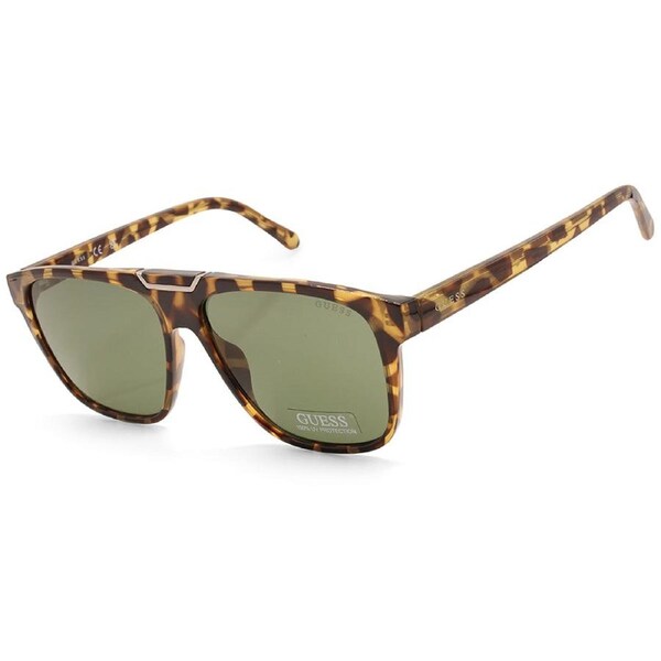 Guess Shiny Blonde Havana/Green Women's Fashion Sunglasses GU00056 53N