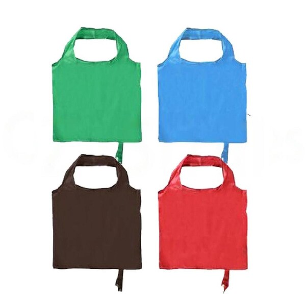 Reusable Foldable Shopping Bags Carry Bag Grocery Big - 4pcs