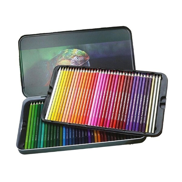 Coloured Pencils Pre-Sharpened Pencils Set Drawing Colouring Pens Kit - 72 Colours