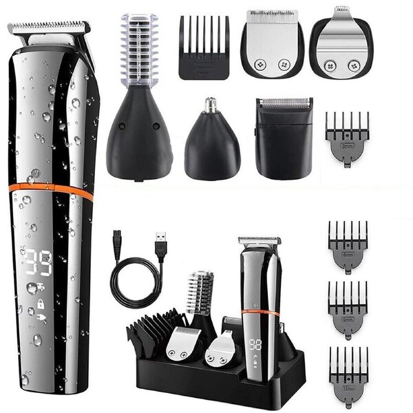 Professional Hair Clippers Men Cordless Hair Trimmers Washable Beard Trimmer