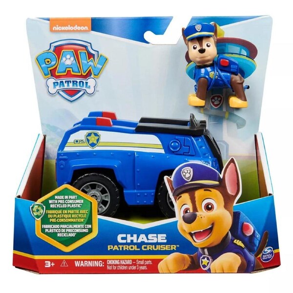 Paw Patrol Chase Patrol Sustainable Cruiser Vehicle