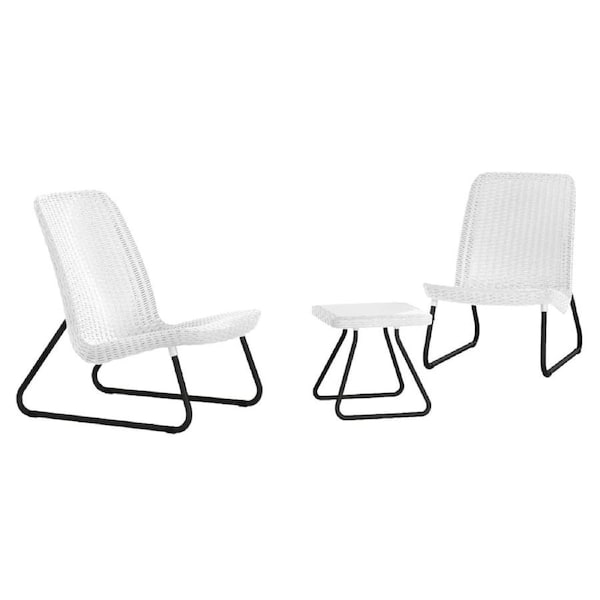 KETER RIO PATIO FURNITURE SET - WHITE