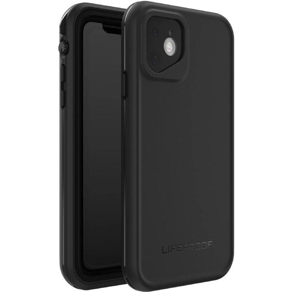 LifeProof FRE Apple iPhone 11 Case Black - (77-62484), WaterProof, 2M DropProof, DirtProof, SnowProof, 360o Protection Built-In Screen-Cover