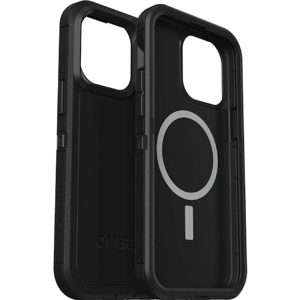 OtterBox Defender XT MagSafe Apple iPhone 14 Pro Max Case Black - (77-89127), DROP+ 5X Military Standard, Multi-Layer, Raised Edges,Port Covers,Rugged
