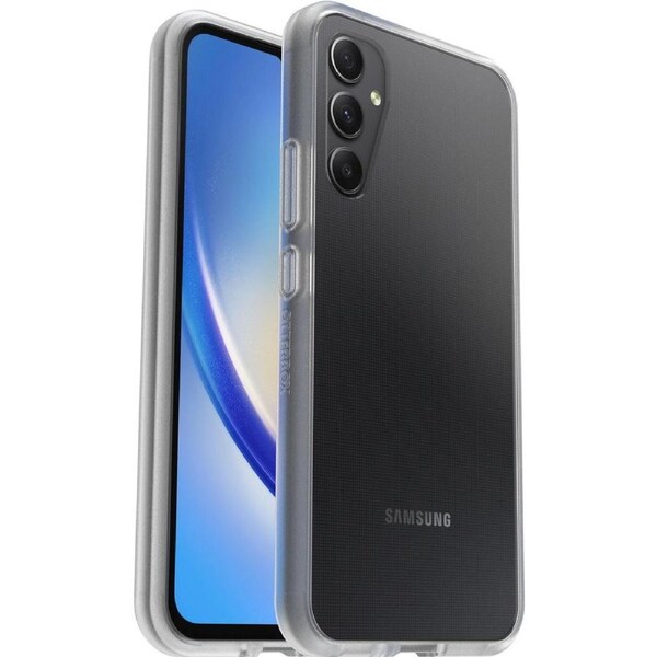 OtterBox React Samsung Galaxy A34 5G (6.6') Case Clear - (77-91643)