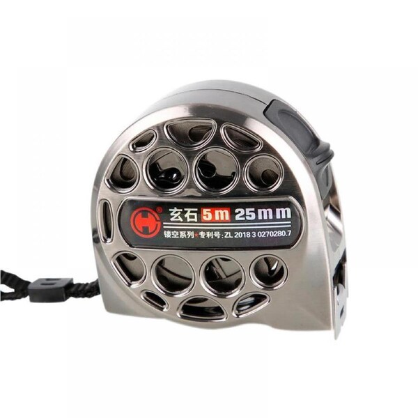 5M/16FT Stainless Steel Tape Measure,Retractable Heavy Duty Metric Ruler, 25mm Wide,Water/Impact-Resistant,Easy-to-Clean & Self-Lock for Lndustry Home