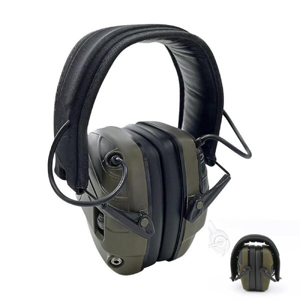 Shooting Range Ear Protection NRR 25dB, Adjustable Compact Noise Reducing Hearing Protection,Slim Shooting Earmuffs,Fits Children to All Ages, Hunting