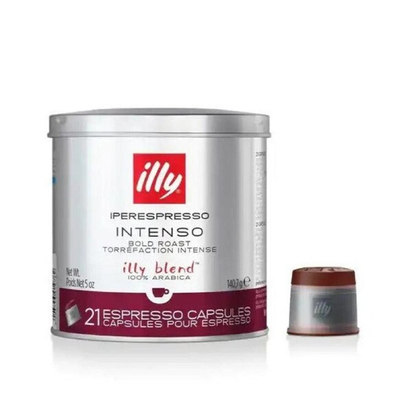 21pc Illy 140g Intenso iperEspresso Arabica Coffee Capsules f/ Francis Machine